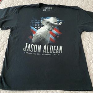 Jason Aldean Back in the Saddle Tour Shirt - Size XL